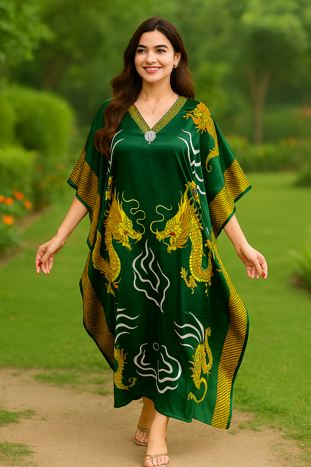 Elegant Green Dragon