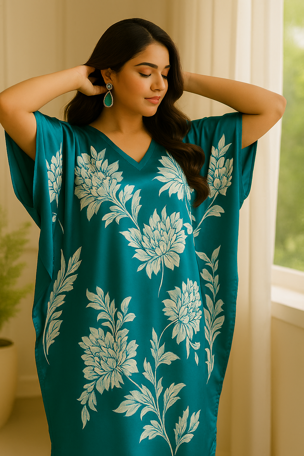 Aqua Grace Kaftan